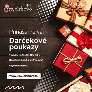 🎁 Darujte radosť, kreativitu a slobodu výberu! 🎁 Neviete, čo podarovať svojej tvorivej duši - krajčírke, šikovnej mame...