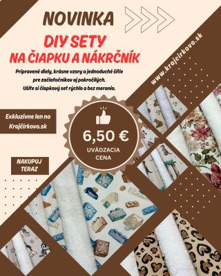 🔥Predstavujeme vám horúcu novinku v Krajčírkove 🔥 Naše DIY sety na čiapku a nákrčník sú tu - krásne, praktické a...